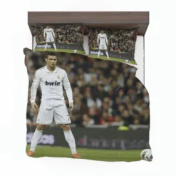 Real Madrid Soccer Player Cristiano Ronaldo Bedding Set 1