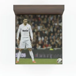 Real Madrid Soccer Player Cristiano Ronaldo Fitted Sheet