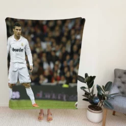 Real Madrid Soccer Player Cristiano Ronaldo Fleece Blanket