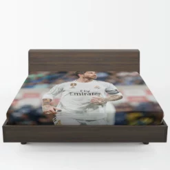 Real Madrid Soccer Player Sergio Ramos Fitted Sheet 1