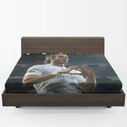 Real Madrid Welsh Player Gareth Bale Fitted Sheet 1