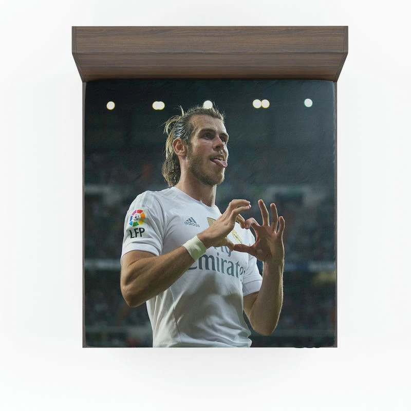 Real Madrid Welsh Player Gareth Bale Fitted Sheet