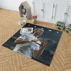 Real Madrid Welsh Player Gareth Bale Rug 1