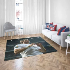 Real Madrid Welsh Player Gareth Bale Rug 2