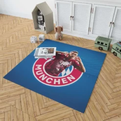 Robert Lewandowski Bayern Munich Football Player Rug 1