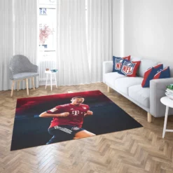 Robert Lewandowski Celebrated Football Player Rug 2