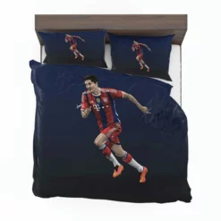 Robert Lewandowski Football Player Art Bedding Set 1