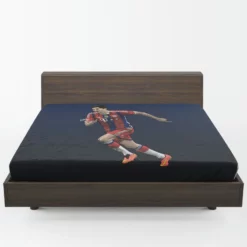 Robert Lewandowski Football Player Art Fitted Sheet 1