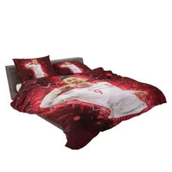 Robert Lewandowski Hardworking Polish Sports Player Bedding Set 2