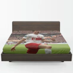 Robert Lewandowski Polish Footballer Fitted Sheet 1