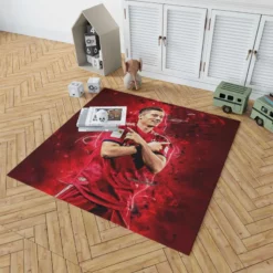 Robert Lewandowski Sports Player Rug 1