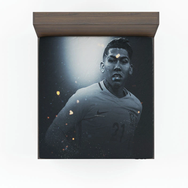 Roberto Firmino Hardworking FIFA Football Fitted Sheet