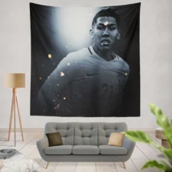 Roberto Firmino Hardworking FIFA Football Tapestry