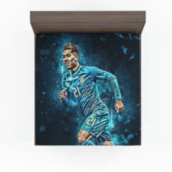 Roberto Firmino Honorable Brazil Football Fitted Sheet