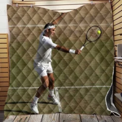 Roger Federer Australian Open Tennis Player Quilt Blanket