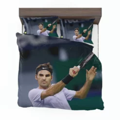Roger Federer Grand Slam Tennis Player Bedding Set 1
