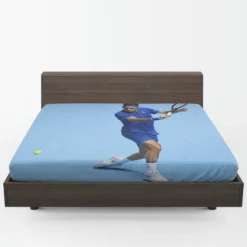 Roger Federer Olympic Tennis Player Fitted Sheet 1