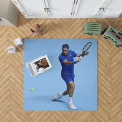 Roger Federer Olympic Tennis Player Rug