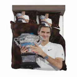 Roger Federer Top Ranked Tennis Player Bedding Set 1
