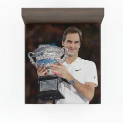 Roger Federer Top Ranked Tennis Player Fitted Sheet
