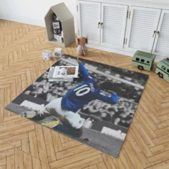 Romelu Lukaku Soccer Player Rug 1