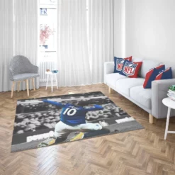 Romelu Lukaku Soccer Player Rug 2