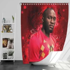 Romelu Menama Lukaku Bolingoli Champions League Shower Curtain