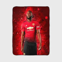 Romelu Menama Lukaku Bolingoli Fleece Blanket 1