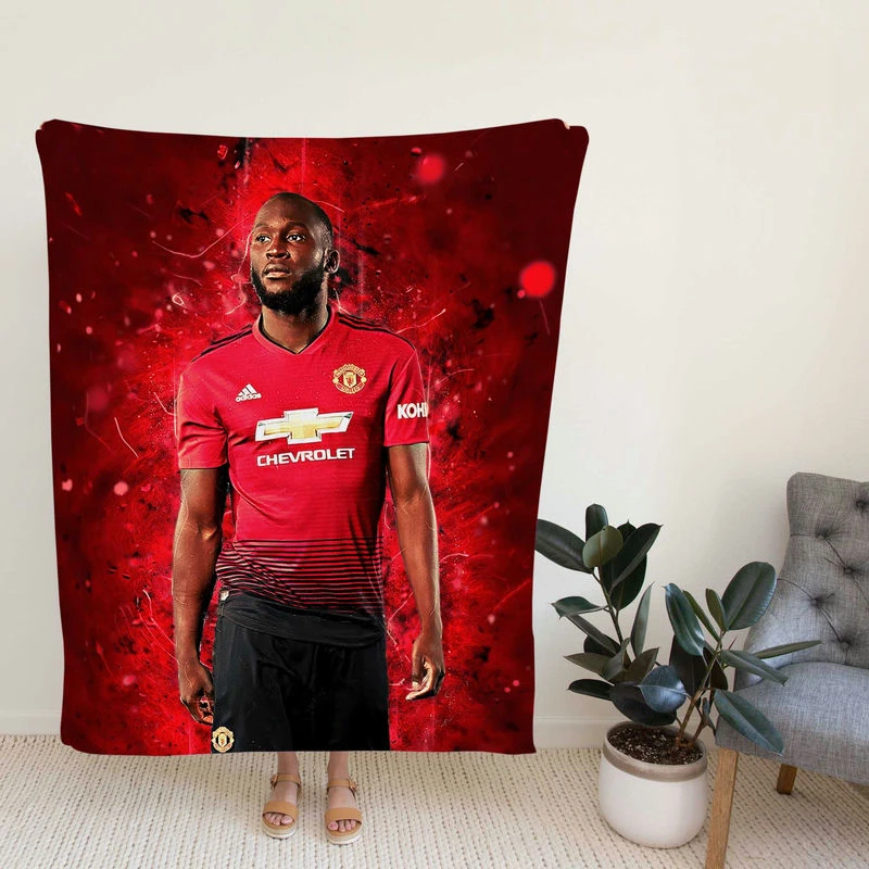 Romelu Menama Lukaku Bolingoli Fleece Blanket