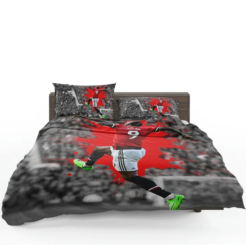 Romelu Menama Lukaku Bolingoli Men United Bedding Set