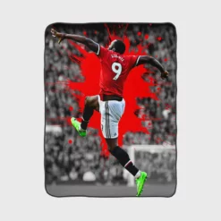 Romelu Menama Lukaku Bolingoli Men United Fleece Blanket 1