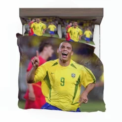 Ronaldo Nazario Brazilian Footballer Bedding Set 1