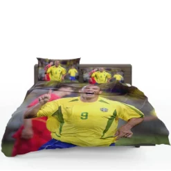 Ronaldo Nazario Brazilian Footballer Bedding Set