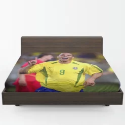 Ronaldo Nazario Brazilian Footballer Fitted Sheet 1