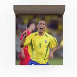 Ronaldo Nazario Brazilian Footballer Fitted Sheet