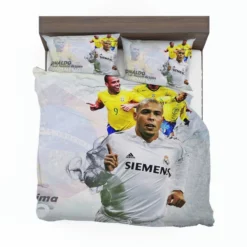 Ronaldo Nazario Populer Soccer Player Bedding Set 1