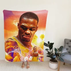 Russell Westbrook BasketBall Fleece Blanket
