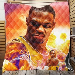 Russell Westbrook BasketBall Quilt Blanket