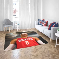 Russell Westbrook Houston Rockets NBA Rug 2