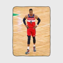 Russell Westbrook NBA Court Fleece Blanket 1
