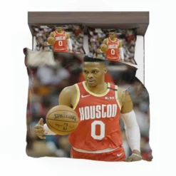 Russell Westbrook NBA Houston Rockets Basketball Bedding Set 1