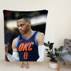 Russell Westbrook Oklahoma City NBA Fleece Blanket