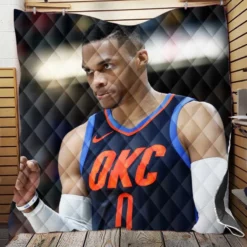 Russell Westbrook Oklahoma City NBA Quilt Blanket