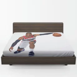 Russell Westbrook Washington Wizards NBA Fitted Sheet 1