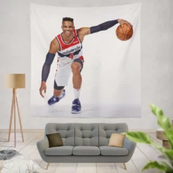 Russell Westbrook Washington Wizards NBA Tapestry