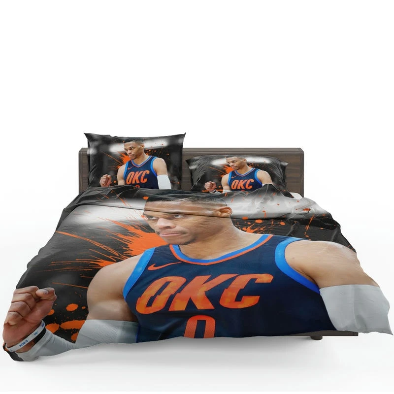 Russell Westbrook focused NBA Bedding Set