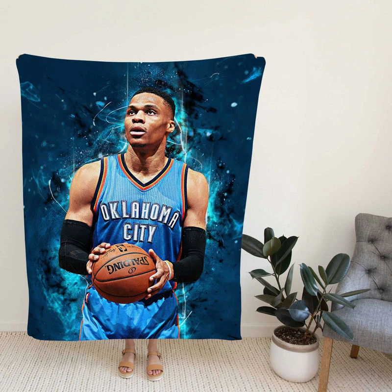 Russell Westbrook graceful NBA Fleece Blanket