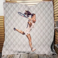 Russian Popular Tennis Player Daria Kasatkina Quilt Blanket