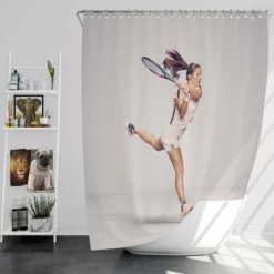 Russian Popular Tennis Player Daria Kasatkina Shower Curtain