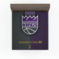 Sacramento Kings Basketball Team Logo Fitted Sheet